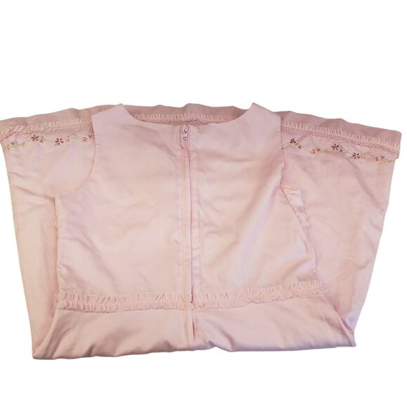 American Girl Petal Pink Floral Ruffle Dress Size 12 PINK 100% Cotton Retired - Picture 8 of 14